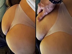 française, cul - J'adore quand il me caresse les fesses