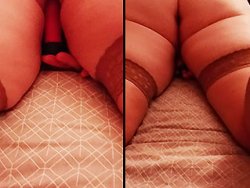 française, vibro - Ma salope en train de jouir avec son vibro