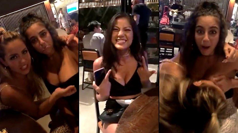 Elle mange les gros seins de sa copine