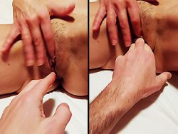 masturbation, française - Ma femme se masturbe pendant que je la doigte