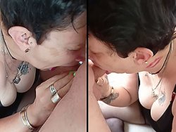 fellation, française - Elle me pompe la bite comme une salope en manque