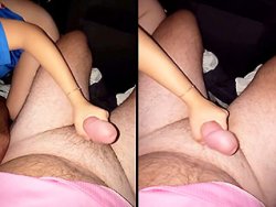 française, beurette - Jeune beurette marocaine suce mon pote et me branle en voiture