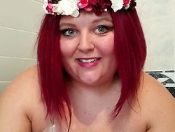 masturbation, française - Masturbation gourmande à la chantilly et au sucre d’une rouquine