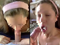 fellation, française - Fellation complète offerte par une copine dans son appart