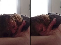 fellation, française - Mon épouse adore me lécher les boules