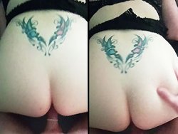 française, levrette - Je baise ma femme en levrette avec un plug dans son cul