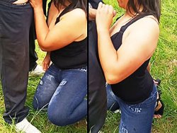 française, Asiatique - Une asiatique française nympho en train de se régaler avec ma queue