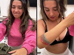 fellation, latine - Cette latine aux gros seins avait très envie de sucer son mec