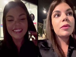 fellation, française - Une salope suce la queue d'un inconnu en pleine rue