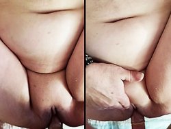 française, plan cul - Une salope obèse se fait démonter la chatte par son plan cul