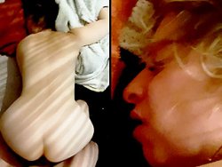 française, levrette - Ma salope de femme encaisse ma grosse queue en levrette