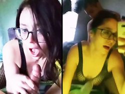 sextape, bonasse - Soirée sexe intense avec son nouveau queutard