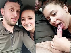 fellation, française - Ma salope me taille une pipe dans la voiture