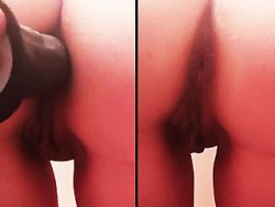 française, gode - Je kiffe goder mon cul de salope