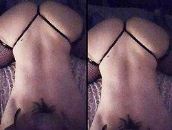 fellation, française - Elle me suce la bite avec son string ficelle