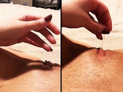 française, chatte rasée - Vous voulez gouter ma mouille bien gluante