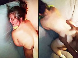 levrette, milf - Un mec cocu regarde sa femme se faire défoncer en levrette