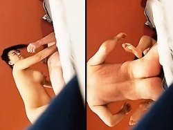 française, Asiatique - Un daron baise la chatte de sa pute asiatique mature