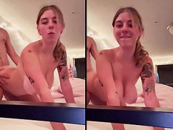 levrette, gros seins - Levrette puissante dans la chatte de cette salope aux gros seins