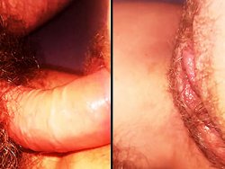 mature, française - Ma grosse bite dans la chatte serrée et poilue de ma femme