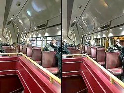 exhibition, bonasse - Il baise sa salope nue dans un train