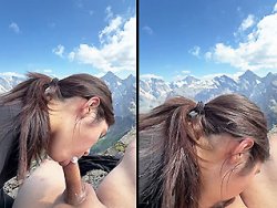 gorge profonde, grosse bite - Une gorge profonde pendant la randonnée