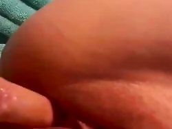 française, chatte rasée - Je doigte la grosse chatte rasée de ma femme
