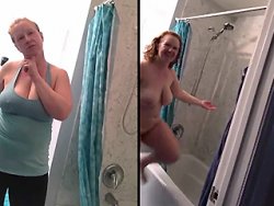 voyeur - Je filme la femme d'un ami dans ma salle de bain