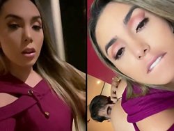Salope, latine - Elle se fait défoncer dans les escaliers