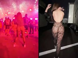 ivre, Salope - Une salope ivre se fait soulever dans un festival